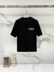아미리 AMIRI 로고 패턴 모던 캐주얼 반팔 티
