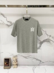 아미리 AMIRI 로고 패턴 모던 캐주얼 반팔 티