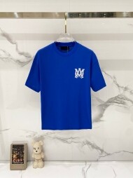 아미리 AMIRI 로고 패턴 모던 캐주얼 반팔 티