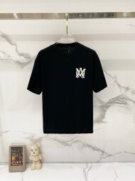 아미리 AMIRI 로고 패턴 모던 캐주얼 반팔 티