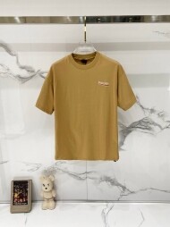 발렌시아가 BALENCIAGA 클래식 로고 자수 캐주얼 반팔 티