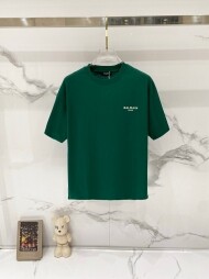 발망 BALMAIN 클래식 로고 캐주얼 반팔 티셔츠 남녀 공용