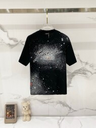 발망 BALMAIN 트렌디한 디자인 감각의 패턴 반팔티셔츠 남녀공용