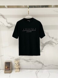 발망 BALMAIN 로고 패턴 디자인 트렌드 반팔 티셔츠 남녀 공용