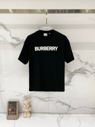 버버리 BURBERRY 클래식 로고 캐주얼 심플 반팔 티셔츠 남녀 공용