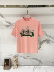 버버리 BURBERRY 클래식 로고 플라워 프린트 반팔 티셔츠 남녀 공용