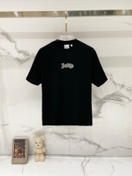 버버리 BURBERRY 클래식 로고 자수 캐주얼 반팔 티셔츠 남녀 공용