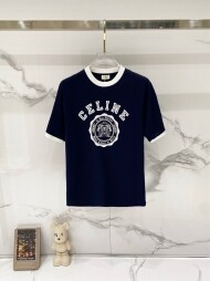 셀린느 CELINE 클래식 로고 캐주얼 반팔 티셔츠 남녀 공용