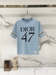 디올 DIOR 로고 트렌드 디자인 캐주얼 반팔 티셔츠 남녀 공용
