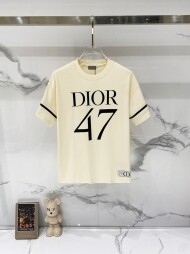 디올 DIOR 로고 트렌드 디자인 캐주얼 반팔 티셔츠 남녀 공용