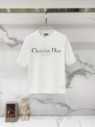 디올 DIOR 로고 클래식 디자인 캐주얼 반팔 티셔츠 남녀 공용