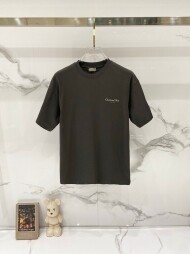 디올 DIOR 로고 클래식 디자인 캐주얼 반팔 티셔츠 남녀 공용