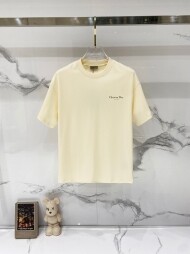 디올 DIOR 로고 클래식 디자인 캐주얼 반팔 티셔츠 남녀 공용