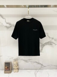 디올 DIOR 로고 클래식 디자인 캐주얼 반팔 티셔츠 남녀 공용