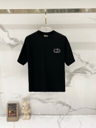 디올 DIOR 로고 클래식 디자인 캐주얼 반팔 티셔츠 남녀 공용
