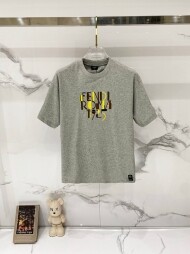 펜디 FENDI logo 모던 클래식 캐주얼 반팔 티셔츠 남녀 공용
