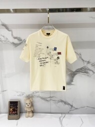 펜디 FENDI 모던 클래식 캐주얼 반팔 티셔츠 남녀 공용