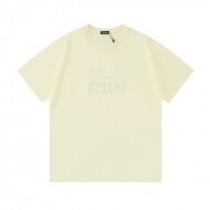 미우미우 MIU MIU 신상 심플 캐주얼 라운드 커플 반팔 티