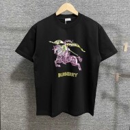 버버리 Burberry 신상 패션 프린트 라운드넥 남녀 반팔 티