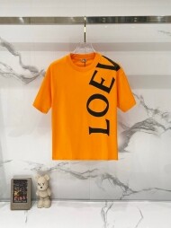 로에베 LOEWE 로고 트렌드 디자인 캐주얼 반팔 티셔츠 남녀 공용