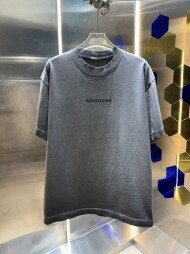 지방시 Givenchy 루즈핏 워싱 헤짐 라운드 남녀 반팔 티
