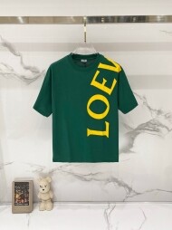 로에베 LOEWE 로고 트렌드 디자인 캐주얼 반팔 티셔츠 남녀 공용