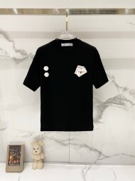 오프화이트 OFF WHITE 로고 패턴 트렌드 캐주얼 반팔 티셔츠 남녀 공용