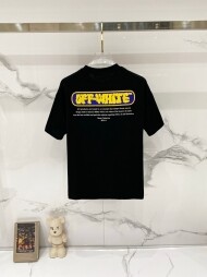 오프화이트 OFF WHITE 로고 패턴 트렌드 캐주얼 반팔 티셔츠 남녀 공용