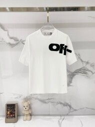 오프화이트 OFF WHITE 로고 패턴 트렌드 캐주얼 반팔 티셔츠 남녀 공용
