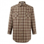 미우미우 MIU MIU 클래식 캐주얼 빈티지 체크 긴팔 셔츠