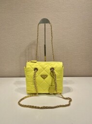 프라다 리나일론 체인 숄더백 1BG468