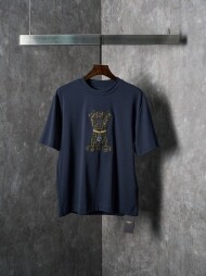 펜디 FENDI 로고 클래식 심플 캐주얼 반팔 티셔츠 남녀 공용