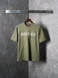 구찌 GUCCI 로고 클래식 심플 캐주얼 반팔 티셔츠 남녀 공용
