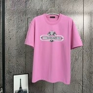베르사체 Versace 클래식 로고 심플 캐주얼 반팔 티셔츠 남녀 공용