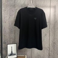 프라다 PRADA 로고 클래식 캐주얼 반팔 티셔츠 남녀 공용