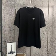 프라다 PRADA 로고 클래식 캐주얼 반팔 티셔츠 남녀 공용