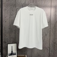 프라다 PRADA 로고 클래식 캐주얼 반팔 티셔츠 남녀 공용