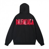 발렌시아가 BALENCIAGA 트렌디 캐주얼 루즈핏 커플 후드 점퍼