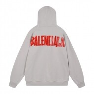 발렌시아가 BALENCIAGA 트렌디 캐주얼 루즈핏 커플 후드 점퍼
