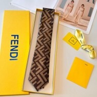 펜디 FENDI 클래식 F 레터링 빈티지 남성 넥타이