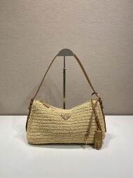 프라다 라피아 숄더백 라지 1BC247