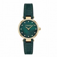 코치 여자 손목시계 14503534 PARK 쿼츠 그린