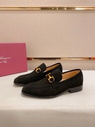 페라가모 Ferragamo 클래식 비즈니스 남성용 레트로 캐주얼 슈즈