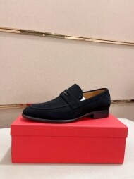 페라가모 Ferragamo 클래식 비즈니스 남성용 레트로 캐주얼 슈즈