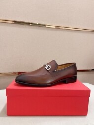 페라가모 Ferragamo 클래식 비즈니스 남성용 레트로 캐주얼 슈즈