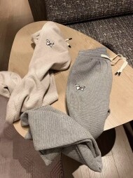 톰브라운 와이드 통밴드 팬츠