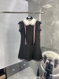 톰브라운 리본 나시 원피스