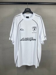 발렌시아가 BALENCIAGA 로고 트렌드 디자인 캐주얼 반팔 티