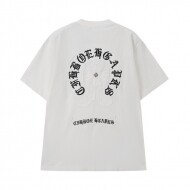 크롬하츠 Chrome Hearts 로고 패턴 디자인 캐주얼 반팔 티셔츠 남녀 공용