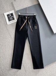 펜디 FENDI 클래식 로고 디자인 캐주얼 팬츠